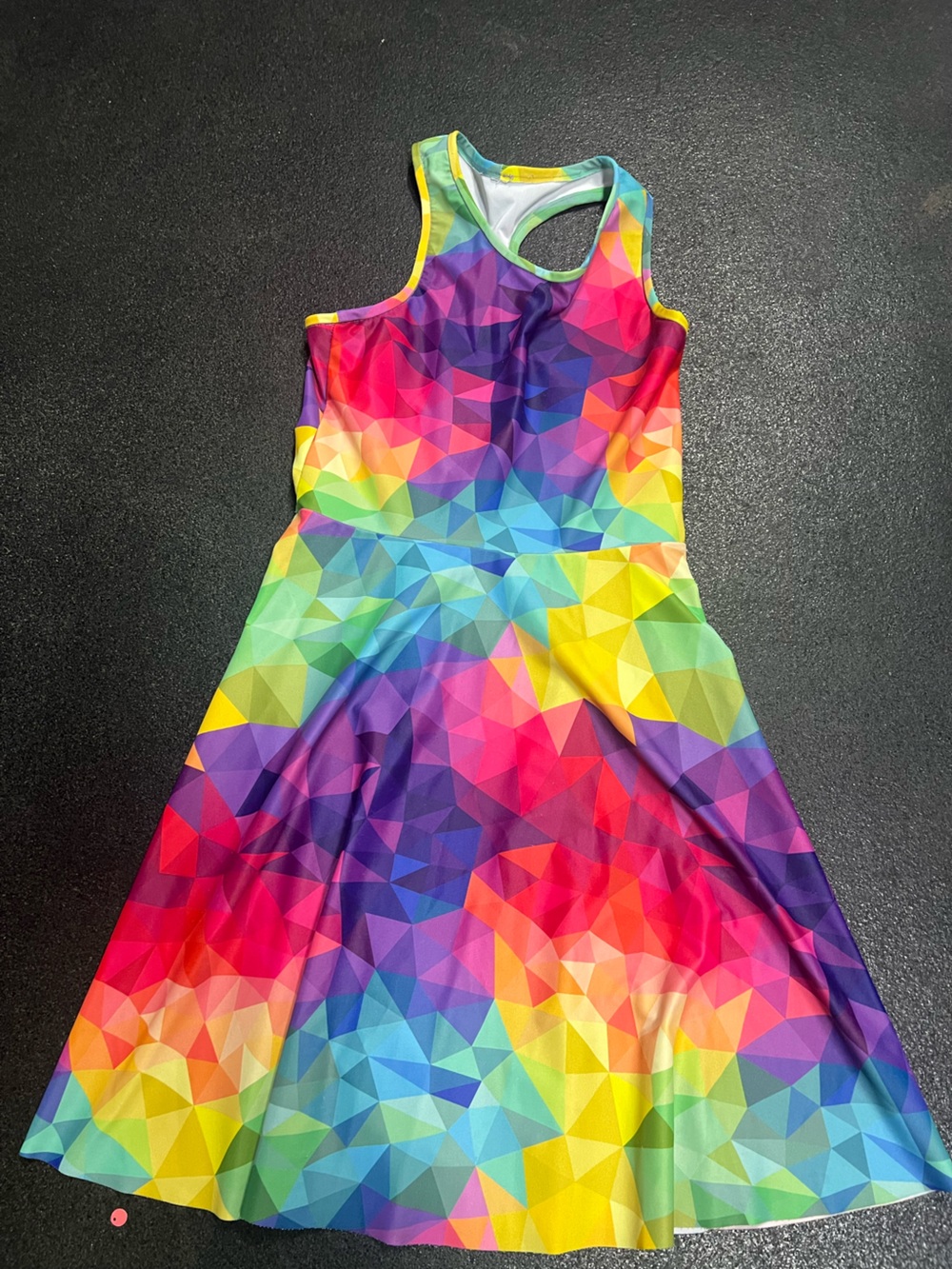 Cuggie Geometric Tank One-Piece Dress - Multicolor